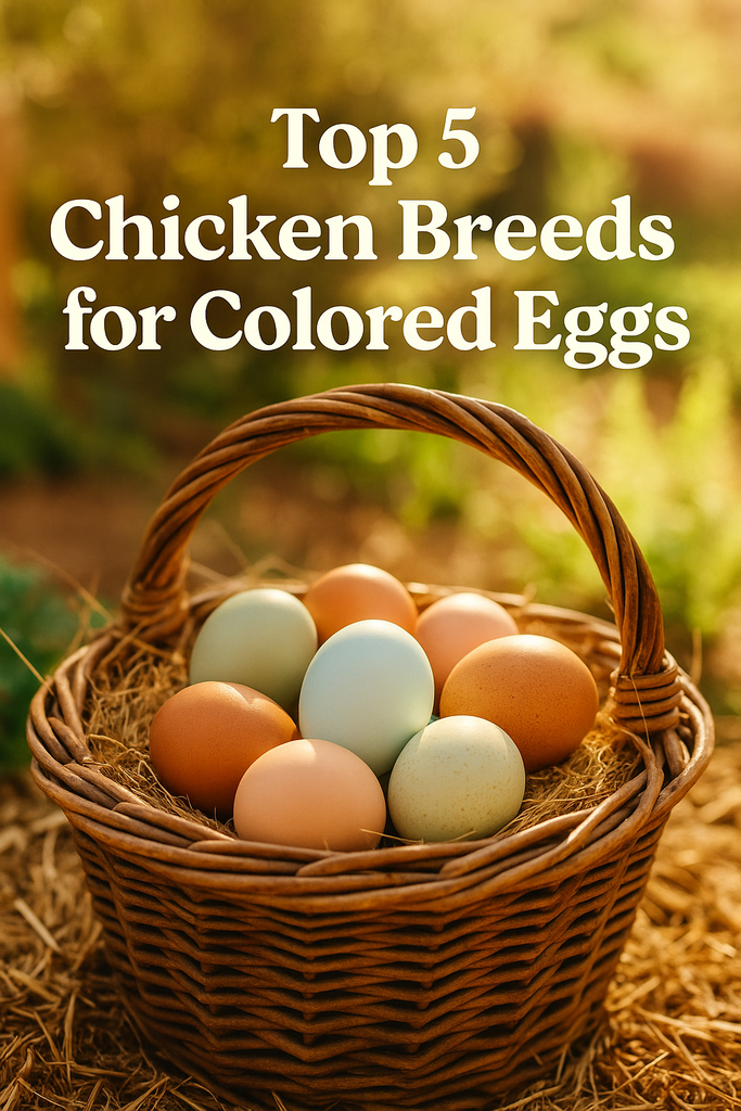 Top 5 Chicken Breeds for Rainbow Colored Eggs