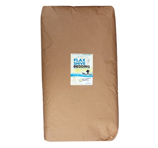 Flax Shive bedding, 32 lbs CityChick